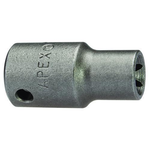 Apex TX-1404 Socket, Standard Style, 1/4 in Square Drive, E4 External Torx Socket - Sockets